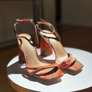 Sam Edelman Paisley Patterned Women's Heels- 7.5